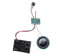 Elprico Módulo de Sonido, Botón de Voz de Módulo de Sonido Grabable, Chip de Sonido para Grabación de Voz Personalizada de Bricolaje, Grabación Fácil de 4 Minutos para Saludos