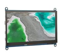 Elprico Monitor de Pantalla Táctil IPS de 7 Pulgadas, Altavoz Dual, Monitor Portátil Tipo C para RasPi 4/3/2/1, PC, TV, Gestos Multitáctiles (Módulo de Pantalla)