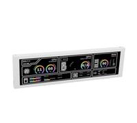 Elprico Monitor de Pantalla Táctil Pequeño de 8,8 Pulgadas, Pantalla de Temperatura de PC, 1920x480 ángulo de Visión Amplio de 178° CPU Universal GPU RAM Monitor de Temperatura de Datos, (White)