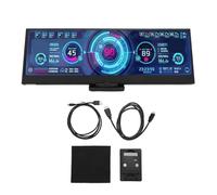 Elprico Monitor de Temperatura de Computadora de 14 Pulgadas, Pantalla LCD Secundaria, Monitor de Temperatura de Datos de CPU GPU, para Aida64