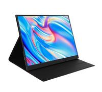 Elprico Monitor Portátil de 14 Pulgadas, 2160x1440p para Monitor de Computadora Portátil, USB-C y HDMI, Monitor ExternoSRGB, Pantalla de Extensor de Altavoces Duales, Monitores de