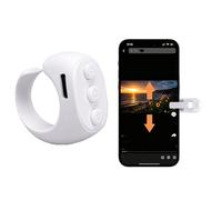 Elprico Page Turner Apto para Reader, Page Turner Clicker para Tabletas Pad, Lectura de Novelas, Cámara de Teléfono, Grabación de Vídeo, Disparadores Remotos para Lectura, Fotos y Vídeos (White)