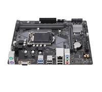 Elprico Placa Base para Computadora H310M F R2.0, 2 DDR4 Micro ATX PCI E 3.0 Placa Base de Escritorio para LGA 1151 9.a 8.a Generación Core, 1x PCIE X16, 6X SATA III, USB 3.0, RJ45,