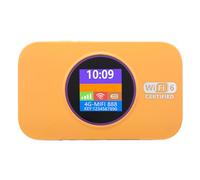 Elprico Punto de Acceso Móvil, Enrutador de Punto de Acceso Móvil 4G LTE, de WiFi Portátil para Viajes, Enrutador WiFi 6 3000 MAh/300 Mbps Dispositivo de de de (Orange)