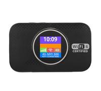 Elprico Punto de Acceso Móvil, Enrutador de Punto de Acceso Móvil 4G LTE, de WiFi Portátil para Viajes, Enrutador WiFi 6 3000 MAh/300 Mbps Dispositivo de de de (Black)