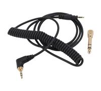 Elprico Reemplazo del Cable de Auriculares, Cable de Auriculares en Espiral con Adaptador de 6.35 Mm para HDJ Cue1bt X5 X7 S7 DJ