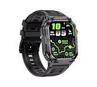 Elprico Reloj Inteligente para Hombres, Rastreador de Actividad Física de 2,0 Pulgadas, Más de 100 Modos Deportivos IP68, Monitor de Estado de Batería de 25 Días para Android iOS (Black)