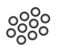 Elprico Rodamientos Rígidos de Bolas Sellados de Caucho 6004-2RS1 para Proyectos de Varillas de Hobby, 10 Piezas 20x42x12 Mm