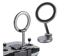 Elprico Soporte Magnético para Teléfono para Controlador RC N1 RC N2, Soporte Plegable Giratorio de 360° con Adhesivo Fuerte, Compatible con Mini 2/3/4 Pro Air 2S 3