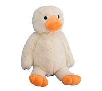 Elprico Suave de Peluche Patito Que Suena Juguete de Limpieza de Dientes Atractivo Juguete Chirriante para Perros para Aliviar el Aburrimiento (L)