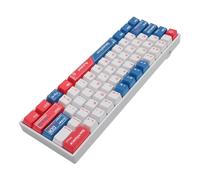 Elprico Teclado Mecánico con Interruptor Azul,Teclado Mecánico para Juegos de 3 Modos y 61 Teclas,Teclado Mecánico Inalámbrico Bluetooth 2.4G para Juegos Harmony OS