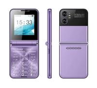 Elprico Teléfono con Tapa Portátil para Personas Mayores, 2,6 Pulgadas, Desbloqueado 2G, Botón Grande, Sonido Fuerte
