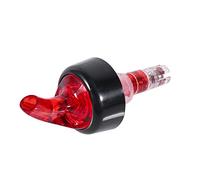 Elprico Vertedor con Medida de Alcohol de 35 Ml, Hermoso Dispensador de Licor Multifuncional para Bares y Pubs Caseros, Hecho de Plástico de Calidad Alimentaria (rojo)