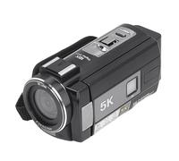 Elprico Videocámara con Cámara de Video, Videocámara 5K 56MP 18X Cámara de Video Digital Antivibración para Youtube Pantalla de Rotación de 180 Grados Cámara Grabadora de Video para