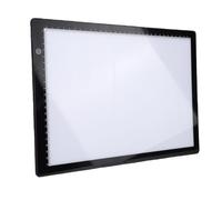 Elprico Visor Negativo Almohadilla de Luz Caja de Luz A4 Súper Grande Escáner de Atenuación de 3 Niveles para Diapositivas y Películas Antiguas Color Negro para Fotógrafos