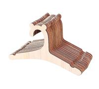 Elqubkan 30 Piezas de Perchas de Madera para Ropa de Percha de Madera Natural para Perchero de Ropa de DecoracióN de HabitacióN Infantil para NiñOs