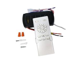 Elqubkan Conversión de Frecuencia Ventilador de Techo Kit de Control Remoto Luz Alto Voltaje Controlador Receptor Remoto de 6 Velocidades