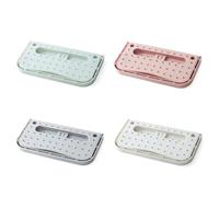 Elqubkan Organizador Zapatos Colgante 4 Piezas, Estante para Zapatos Montado en la Pared, Soporte para Zapatos Plegable, Estante para Zapatos Almacenamiento Adhesivo para Ahorrar Espacio