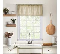 Elrene Home Fashions 026865775426 - Válvula de Bolsillo para Ventanas y cocinas, Linen, 60" x 15"