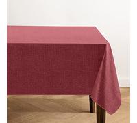 Elrene Home Fashions Monterey Mantel de Vinilo Resistente al Agua y a Las Manchas con Respaldo de Franela, 60 x 102 Pulgadas, Rectangular, ladrillo