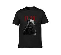 Elric of Melnibone Fantasy Book Series Artwork Unisex 100% Cotton Short-Sleeve T-Shirts Black M