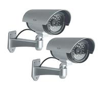 ELRO CDB25S-2 Cámara Falsa para Exteriores con Leds - 2 Pack