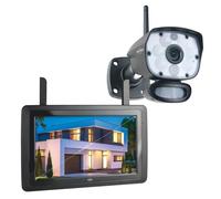 ELRO CZ60RIPS Color Night Vision 1080P HD Surveillance Camera Pantalla de 9" y aplicación, 2-Teiliges Set
