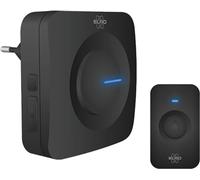 ELRO DB3000 Juego de Timbre Inalámbrico - Receptor con Enchufe Plug-In - Sin Pilas - Negro