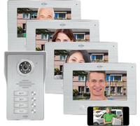 ELRO DV4000IP-4 Videoportero DV4000IP, Gris, 2 Apartamentos