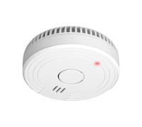 ELRO FS1801 Detector de Humo - Cumple con el estándar Europeo EN14604, 1 Pieza, Funciona con batería, Blanco
