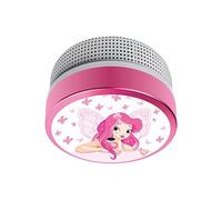 ELRO FS8110 Detector de Humo diseño niños Elfo Princesa - con batería de 10 años de Después de EN14604 - Rosa