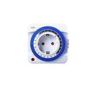 ELRO TI1000 Interruptor de Tiempo mecánico/Interruptor | Compacto | 15 Minutos de Tiempo de conmutación | hasta 3600W | Uso Interior