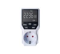 ELRO TI3000 Interruptor de Tiempo Digital con Programa semanal programable | 10 Momentos de conmutación por día | Función aleatoria | hasta 3600W