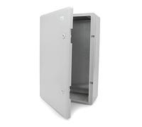 ELS Elektrotechnika Armario de distribución industrial IP65, placa de montaje galvanizada, con junta perimetral, carcasa de pared, carcasa vacía, plástico ABS, armario vacío, 430 x 660 x 210