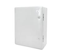 ELS Elektrotechnika Armario de distribución industrial IP65, placa de montaje galvanizada, con junta perimetral, carcasa de pared, carcasa vacía, plástico ABS, armario vacío, 420 x 520 x 190