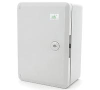 ELS Elektrotechnika Armario de distribución industrial IP65, placa de montaje galvanizada, con junta perimetral, carcasa de pared, carcasa vacía, plástico ABS, armario vacío, 220 x 310 x 140