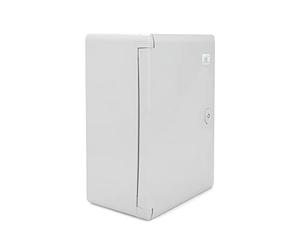 ELS Elektrotechnika Armario de distribución industrial IP65, placa de montaje galvanizada, con junta perimetral, carcasa de pared, carcasa vacía, plástico ABS, armario vacío, 270 x 350 x 160
