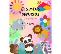 Els meus dibuixos - 4 anys: Llibreta de dibuix infantil - Quadern regal per a nens i nenes
