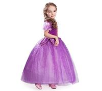 ELSA & ANNA® Princesa Disfraz Traje Parte Las Niñas Vestido (Girls Princess Fancy Dress) ES-NW11-RAP (4-5 Años, NW11-RAP)