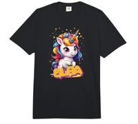 Elsa - Hermoso Nombre de niña con un Bonito Unicornio Comfort Colors Adult Heavyweight T-Shirt