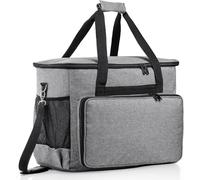 Elsjoy Funda para máquina de coser, bolsa de transporte universal con almohadilla acolchada extraíble, funda de transporte portátil para máquina de coser, bolsa organizadora de almacenamiento para la