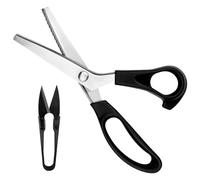 Elsrantor tijeras costura, tijeras costura profesional, manualidades, cortahilos, tela, para cortar camisetas, corta hilos para bordado, Cuero, Algodón