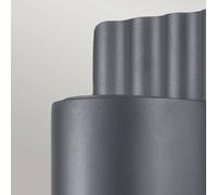 Elstead Aplique de exterior Dali de acero inoxidable, gris