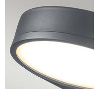 Elstead Aplique de exterior LED Zola acero inoxidable gris