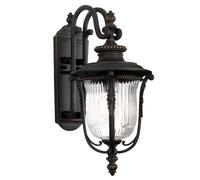 Elstead Aplique de exterior Luverne, Ø 22,9 cm True