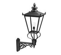 Elstead Aplique de exterior Wilmslow negro 1 luz