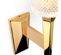 Elstead Aplique LED Verity, IP44, oro pulido