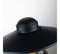 Elstead Baliza Klampenborg negro con sensor PIR