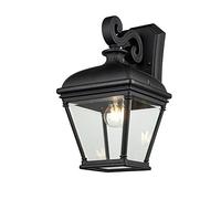 Elstead Bayview farol de pared para exteriores Negro, IP44