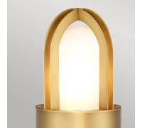 Elstead Bolardo luminoso Paignton acero inoxidable, latón